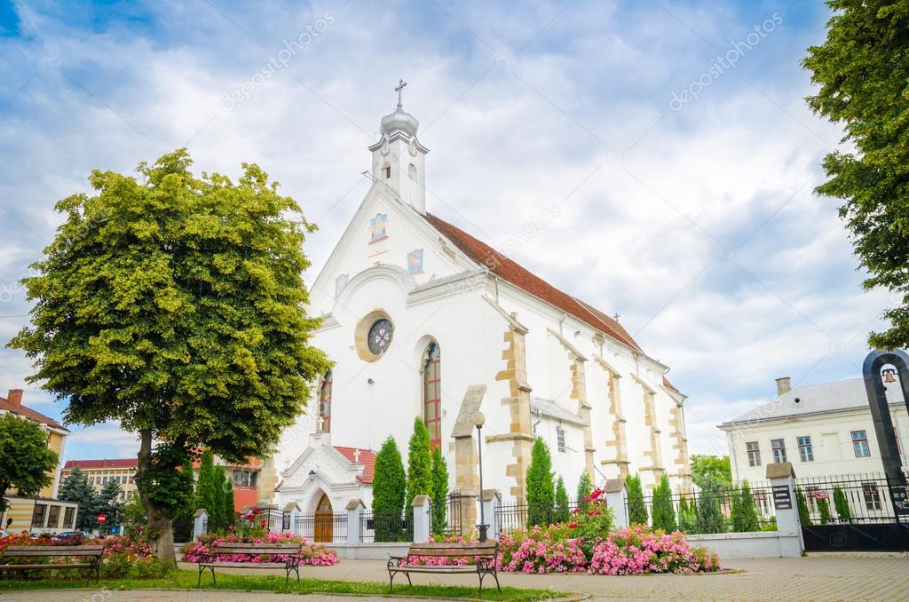 Orthodox Gothic Church in Bistrita Transylvania Romania