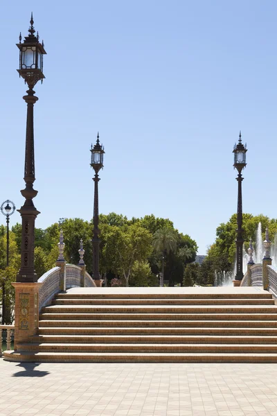 Escaleras en la Plaza de España — Foto de Stock