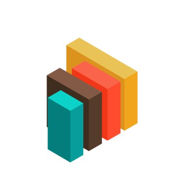 Infographics izometrik tarzı