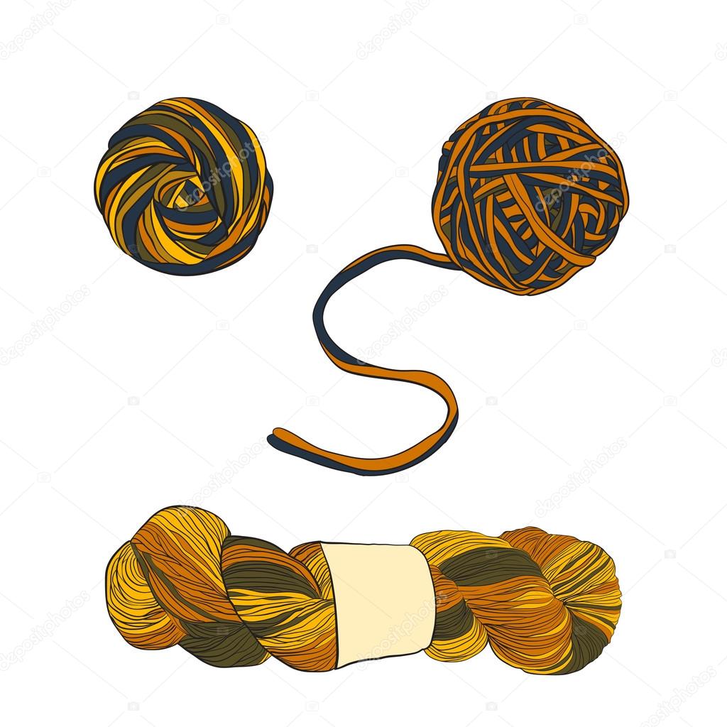 Yarn ball in vector Stock Vector Image by ©0112angel 101681272