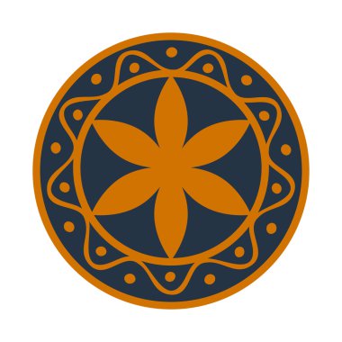 Çiçek mandala arka plan