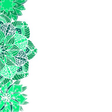 Çiçek mandala arka plan