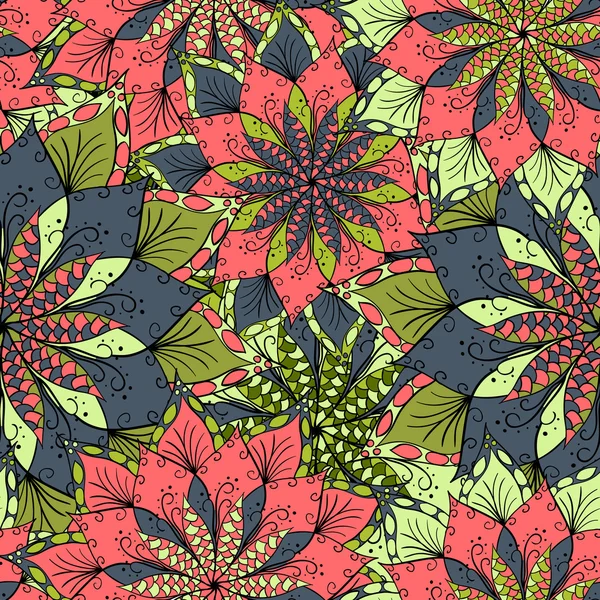 Fondo mandala flor — Vector de stock