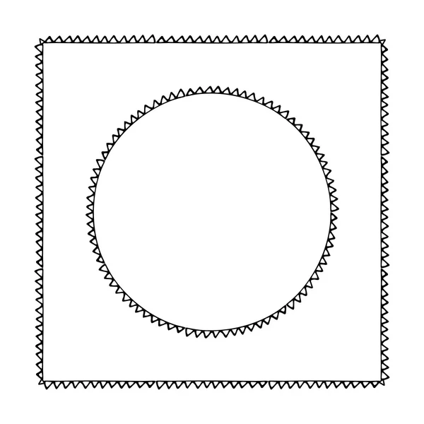 Quadro de escova vetorial — Vetor de Stock