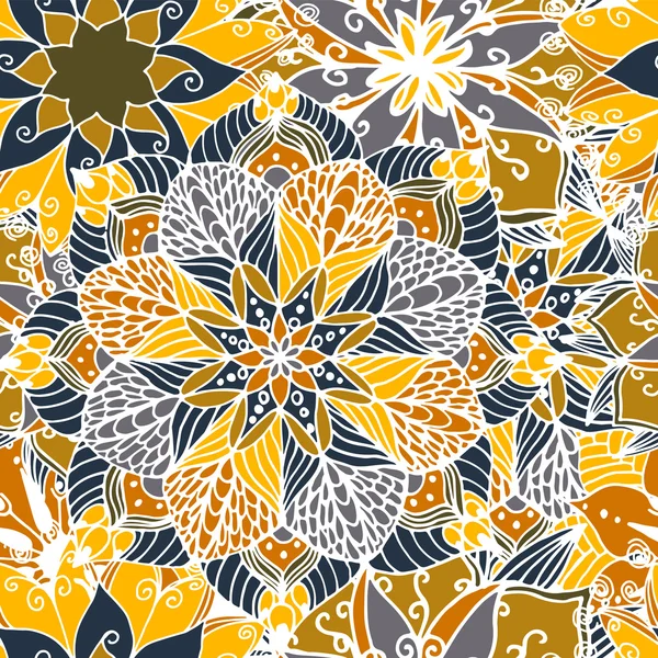 Fondo mandala flor — Vector de stock