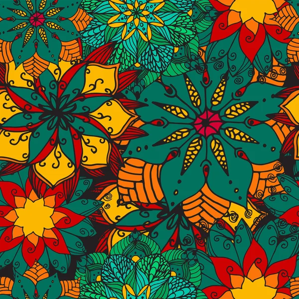 Fondo mandala flor — Vector de stock