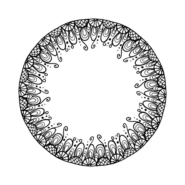 Zentangle mandala i vektor – stockvektor
