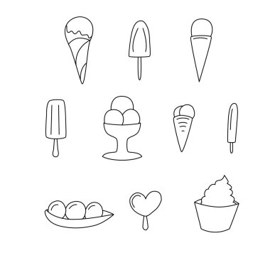 dondurma vektör