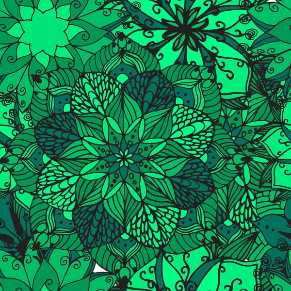 Fondo mandala flor en vector — Archivo Imágenes Vectoriales