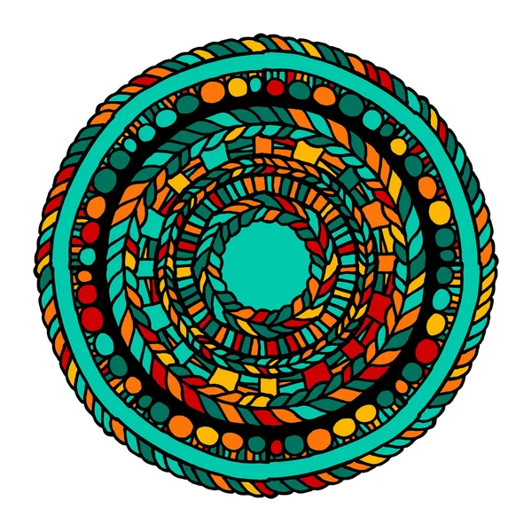 Zentangle mandala vektör