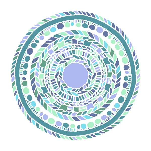 Zentangle Mandala im Vektor — Stockvektor