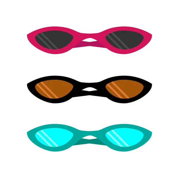 Sunglasses in flat — Stock Vector
