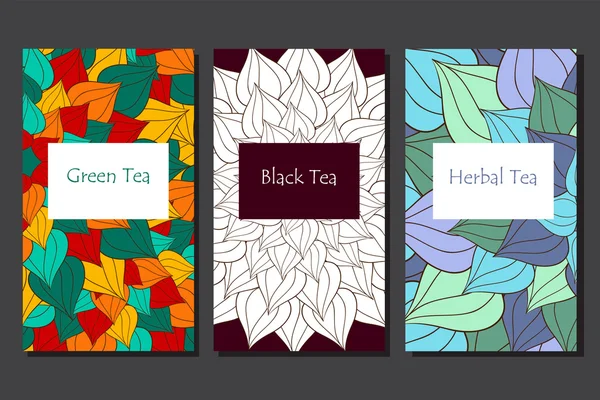 Envase de té en vector — Archivo Imágenes Vectoriales