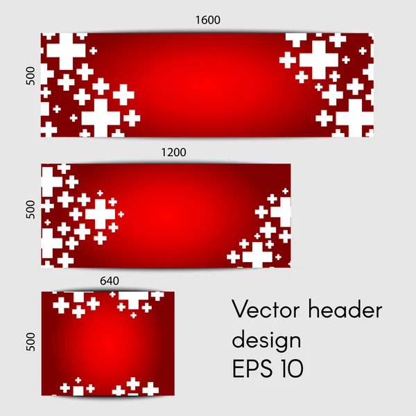 Header tasarımı vektör