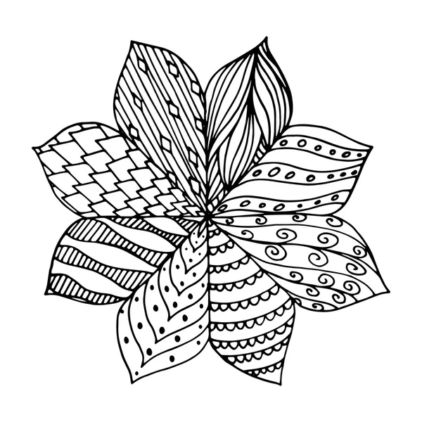Zentangle mandala-mønster – stockvektor