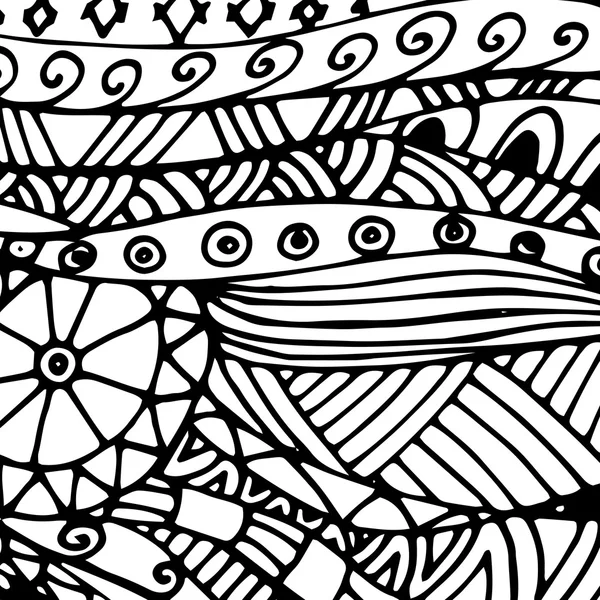 Zentangle pattern in vector — Stock Vector