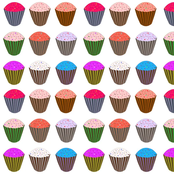 Sweety Cupcakes — Stockvektor