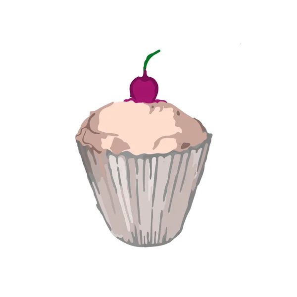 Cupcake — Stockvektor