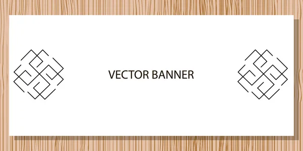 Bannière vectorielle — Image vectorielle