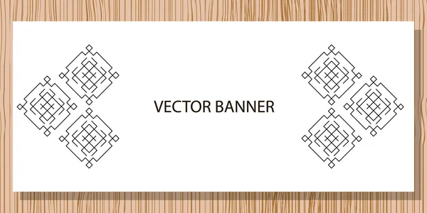 Bannière vectorielle — Image vectorielle