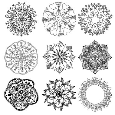 Çiçek mandalalar kümesi