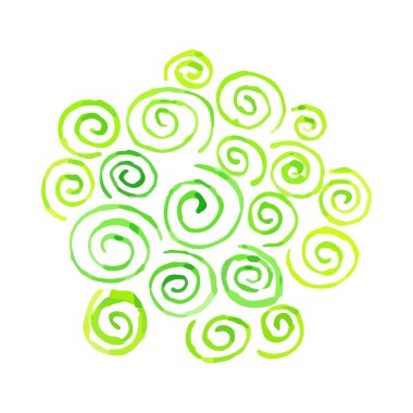 Suluboya swirls