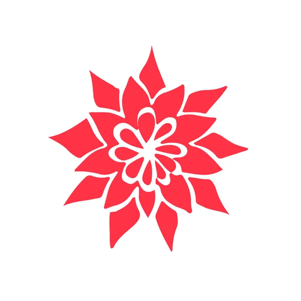 Kwiat Mandala — Wektor stockowy