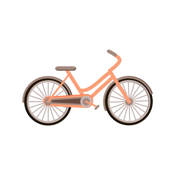 Bicicleta romántica — Vector de stock