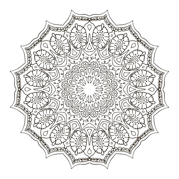 Mandala de flor — Vector de stock