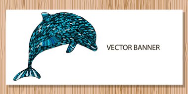 Doodle yunus illüstrasyon