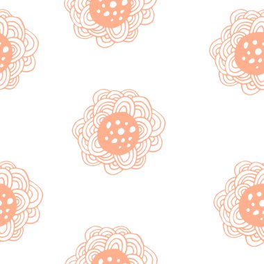 Çiçek mandala çizimi