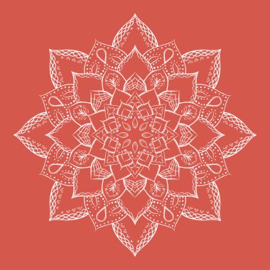 Çiçek mandala vektör