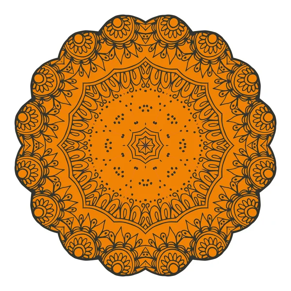 Blomma mandala i vector — Stock vektor