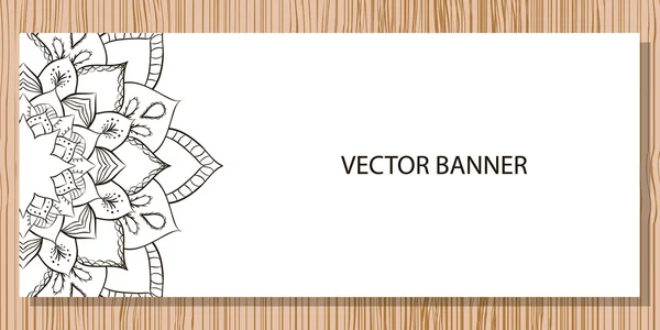 Banner în vector — Vector de stoc