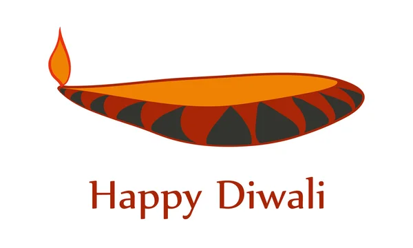 Cardul diwali în vector — Vector de stoc