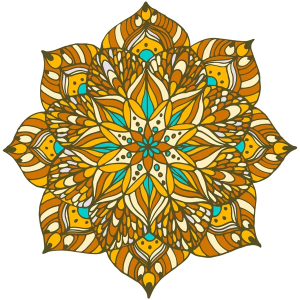 Blomma mandala i vector — Stock vektor