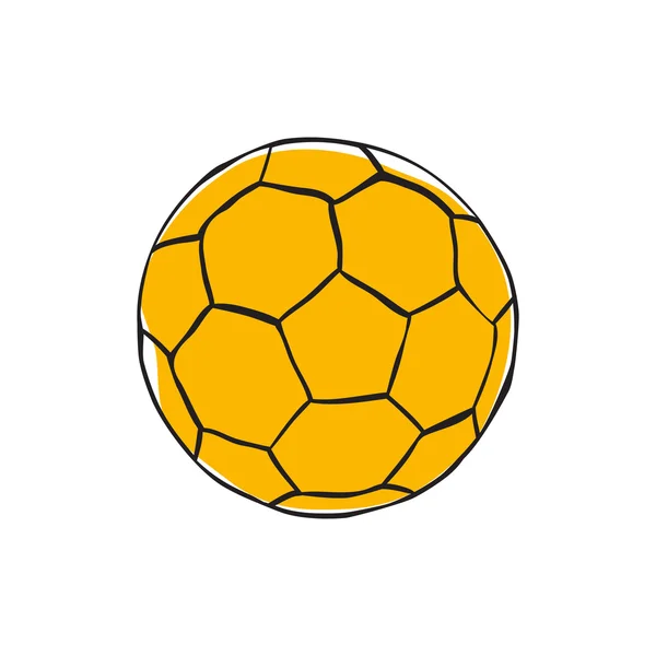 Soccerball in vector — Stock Vector