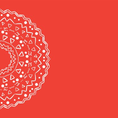 Mandala kartı vektör