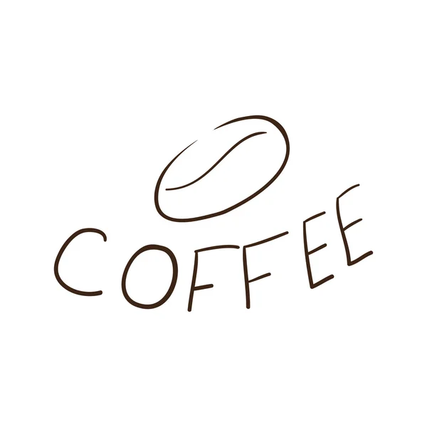 Kávové vzor ve vektoru — Stockový vektor