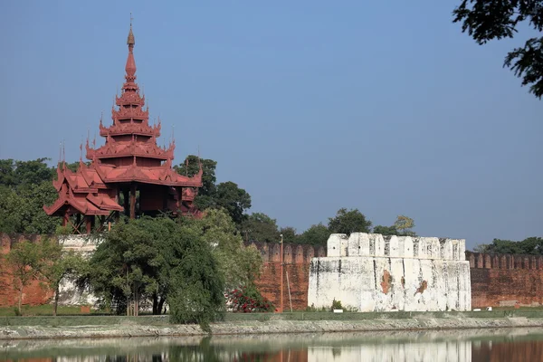 Královský palác Mandalay — Stock fotografie