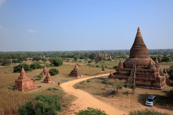 Храми багана в М "янмі. — стокове фото