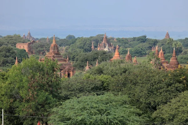 De tempels van bagan in myanmar — Stockfoto