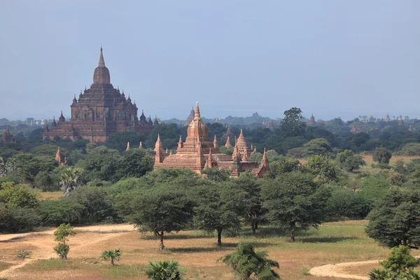 Chrámy Bagana v Myanmaru — Stock fotografie