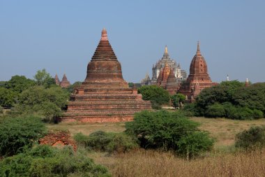 Myanmar 'daki Bagan tapınakları