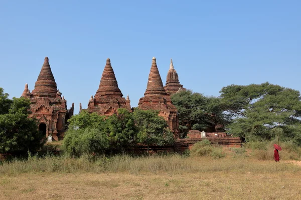 Tempel bagan i myanmar — Stockfoto
