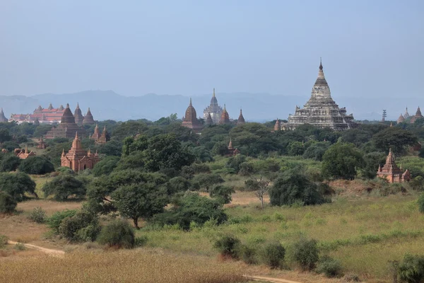 Chrámy Bagana v Myanmaru — Stock fotografie