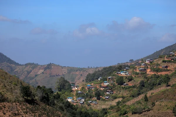 Case e villaggi in Myanmar — Foto Stock