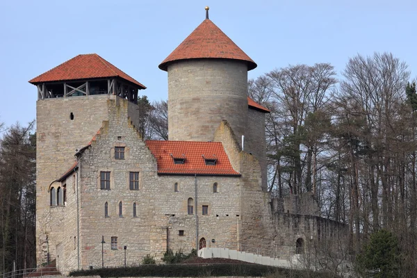 O Castelo de Normannstein em Treffurt Turíngia — Fotografia de Stock