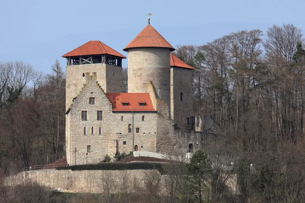 Замок Норманштейна в Треффурте Тюрингия — стоковое фото