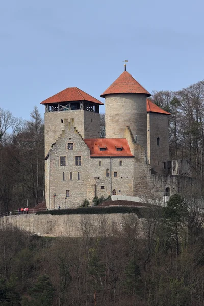 A vár Normannstein, a Treffurt Thüringen — Stock Fotó